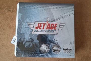 Afbeelding van Atlas Editions, Jet Age Military Aircraft Map / Documentatiemap, Geen schaal