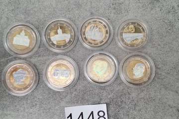 Afbeelding van Speciale uitgiftes 2 Euro munten 8 stuks