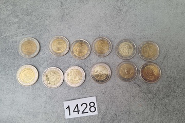 Afbeelding van 2 Euro Munten 12 stuks