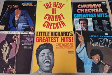 Afbeelding van Lot Lp's oa James Brown , Chubby Checker & little Richard