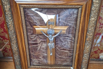 Afbeelding van kruisbeeld in kader