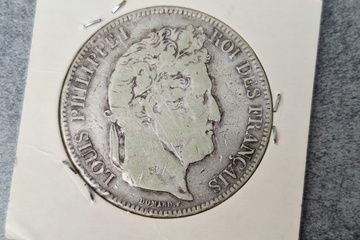 Afbeelding van Zilver munt Louis Philippe I 5 francs