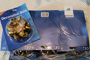 Afbeelding van 6x Gouden LED-strik