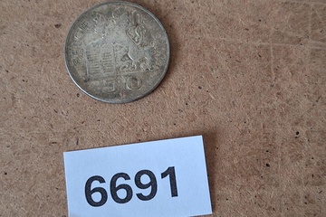 Afbeelding van Zilver Munt BelgiË 50 F 1950