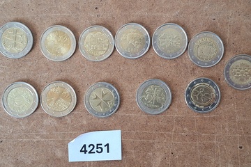 Afbeelding van 2 Euro Munten 