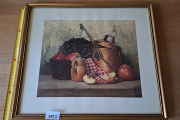 Afbeelding van tekening in kader 