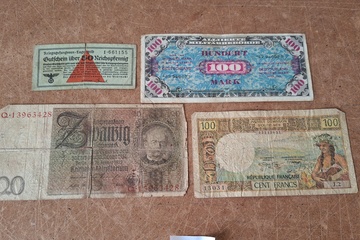 Afbeelding van Oude bankbiljetten