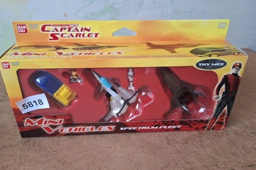 Afbeelding van Bandai Gerry Anderson's New Captain Scarlet, Mini Vehicles Spectrum Fleet Pack (3 stuks), Geen schaal