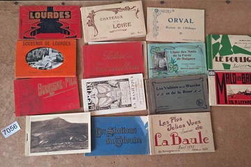Afbeelding van Ansichtkaarten in boekjes oa Orval, Lourdes ea