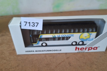 Afbeelding van Herpa Setra S 228 DT 'Le Coultre Switzerland' dubbeldekker autobus (1:87)