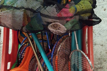 Afbeelding van Badminton raketten