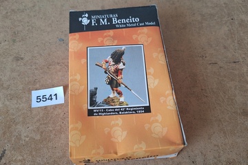 Afbeelding van Miniaturas F. M. Beneito White Metal Cast Model Cabo del 42º Regimiento de Highlanders, Balaklava, 1854