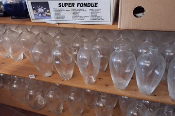 Afbeelding van Partij Vazen glas (volledig middelste schab )