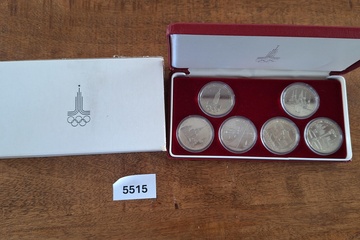 Afbeelding van Herdenkingsmunten Olympische spelen Moskou 1980