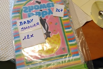 Afbeelding van 12x Vlaggenlijn Baby Shower