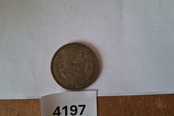 Afbeelding van Zilver munt un Peso