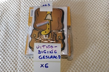 Afbeelding van 6x Uitnodigingskaarten "Hoera geslaagd!"