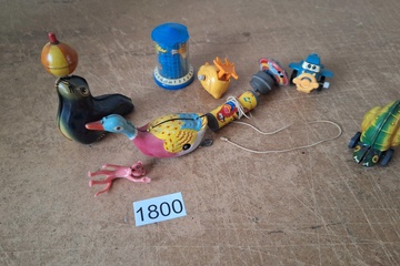 Afbeelding van Blikken speelgoed Lot 9 stuks