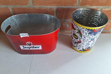 Afbeelding van Jupiler dranken emmer en Kinepolis Popcorn beker