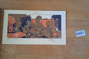Afbeelding van Ex-Libris prent