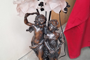 Afbeelding van Art Nouveau lamp A. Moreau