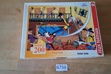 Afbeelding van Lucky Luke Puzzel gecontroleerd & volledig