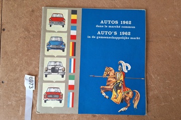 Afbeelding van Jacques Chocolat Autos 1962 plaatjesboek volledig