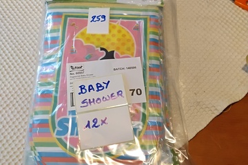 Afbeelding van 12x Vlaggenlijn Baby Shower