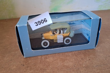 Afbeelding van bij Kuifje in de auto modelauto