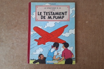 Afbeelding van Hergé le Stratonef H. 22 le testament de M. Pump Album