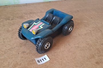 Afbeelding van Gama, Strandbuggy / Dune buggy (blauw met bliksem-opdruk) – Kunststof