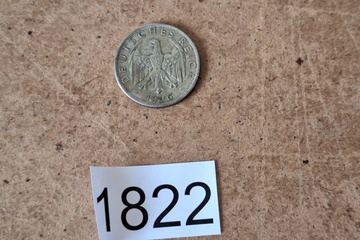 Afbeelding van Duitse Rijk Zilver Munt 2 Reichs mark
