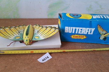 Afbeelding van Blikken speelgoed Vlinder