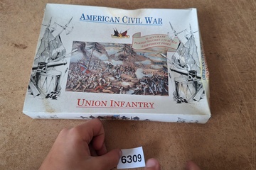 Afbeelding van Accurate Figures Ltd, American Civil War Union Infantry miniatuurfiguren set 1:72