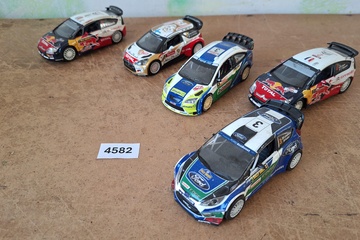 Afbeelding van Modelauto's rally 5 stuks