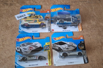 Afbeelding van Hot Wheels Modelauto's in blisters 4 stuks