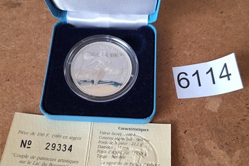 Afbeelding van Zilver Munt  Albertville '92