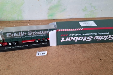 Afbeelding van Atlas Editions Eddie Stobart, Scania Topline Curtainside 'Karen Patricia' H123, 1:76