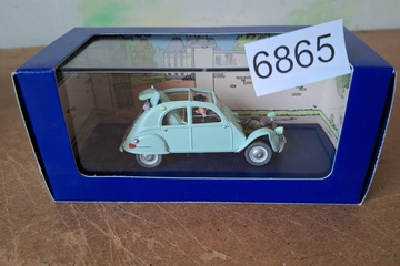 Afbeelding van Met Kuifje in de Auto Modelauto Moulinsart