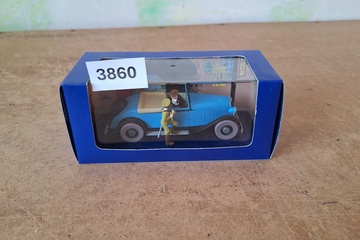 Afbeelding van En voiture Tintin modelauto Moulinsart
