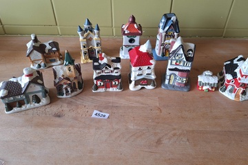 Afbeelding van huizen kerstmis