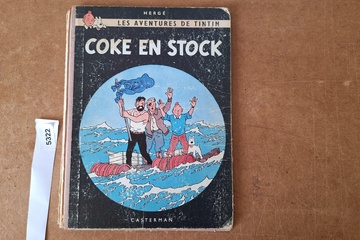 Afbeelding van Hergé Les Aventures de Tintin Coke En Stock Album