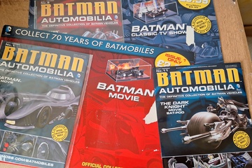 Afbeelding van Eaglemoss DC Batman Automobilia, Batman Automobilia Tijdschriften Partij (4 stuks)
