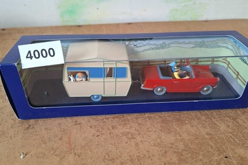 Afbeelding van En voiture Tintin modelauto Moulinsart