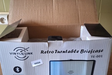 Afbeelding van Retro turntable briefcase