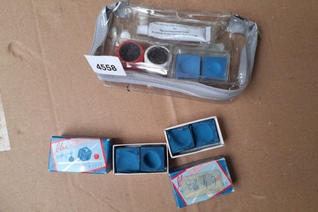 Afbeelding van Biljart keu toebehoren oa Krijt