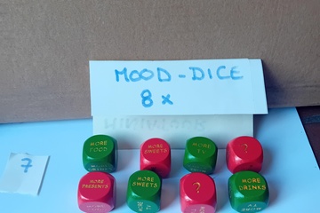 Afbeelding van Mood Dices 8 stuks