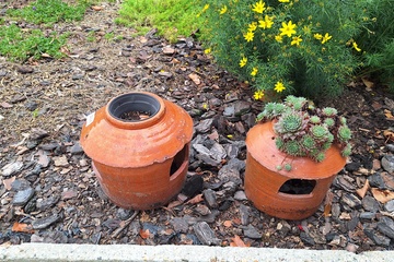 Afbeelding van Bloempotten 2 stuks