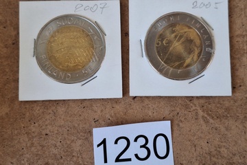 Afbeelding van Herdenkingsmunten Finland 5 Euro 2 stuks