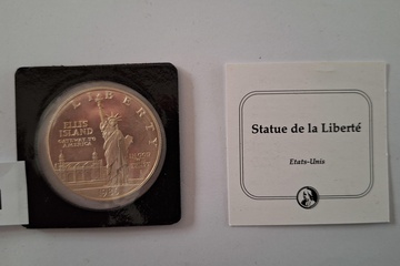 Afbeelding van Zilver munt Dollar Liberty